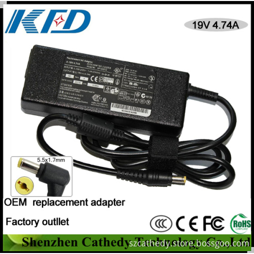 Competitive Laptop Adapter, 100% Compatible OEM Replacement